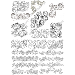 Decor, Ornament SVG Clipart Bundles