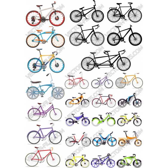 Bike bundle SVG clipart