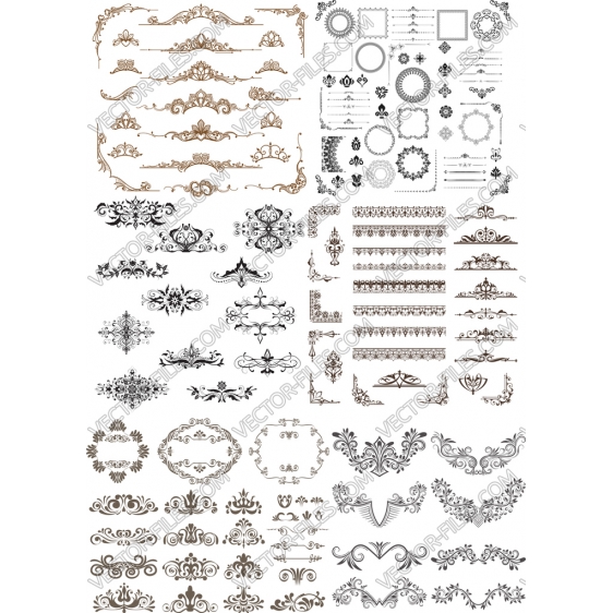 Element decor bundle SVG clipart