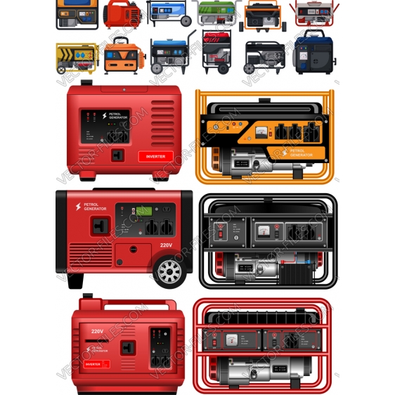 Generator bundle SVG clipart