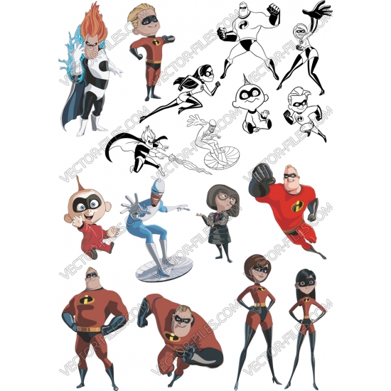 Incredibles SVG, Incredibles Clipart, Shirt Svg, Incredibles Vector ...