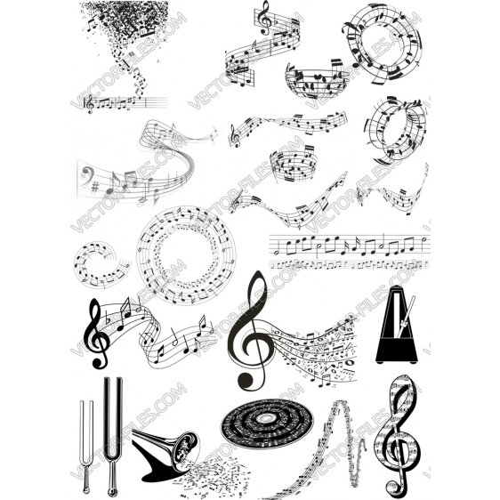 Notes bundle SVG clipart