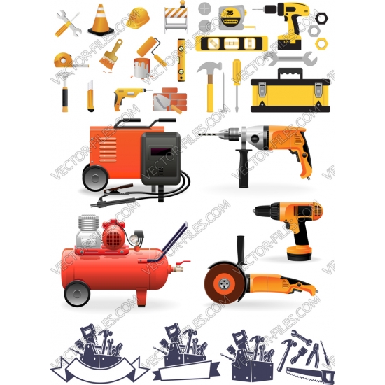 Tools bundle SVG clipart