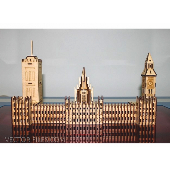 Majestic Landmark Laser Cut Model