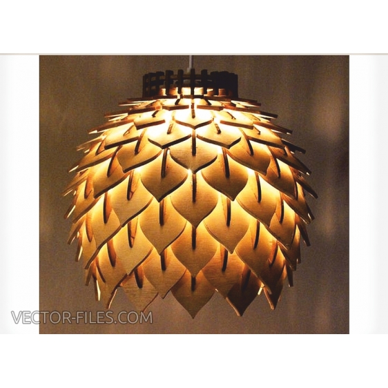 Artichoke Glow Pendant Lamp for Laser Cutting