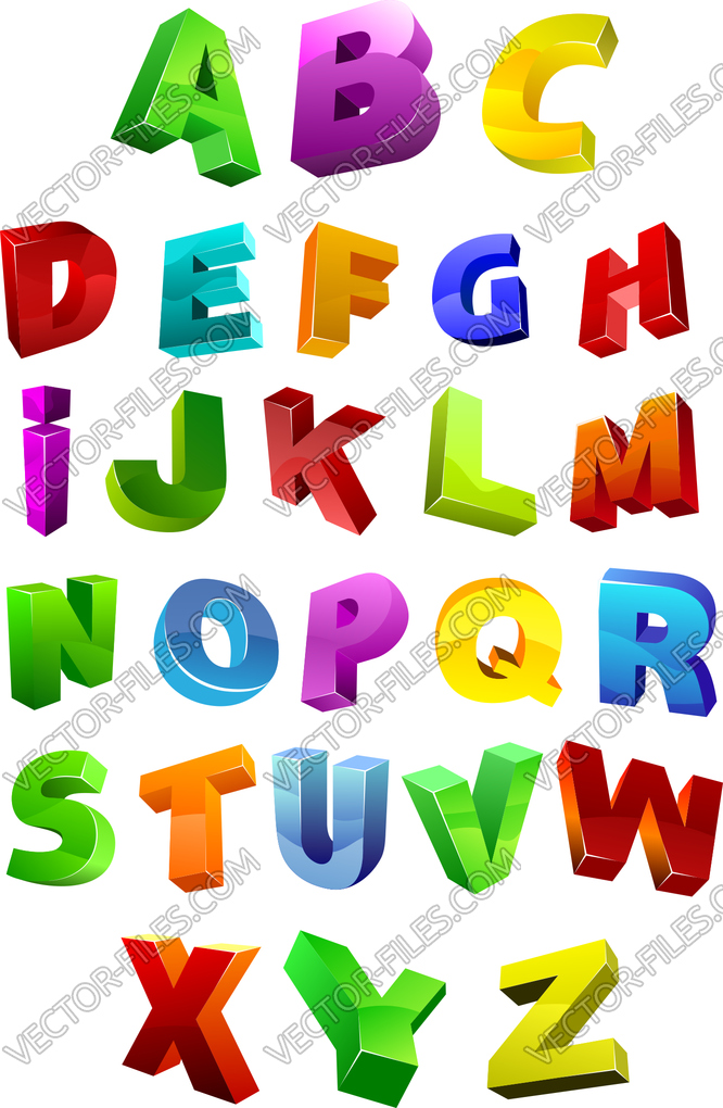 Alphabet SVG Clipart Bundles