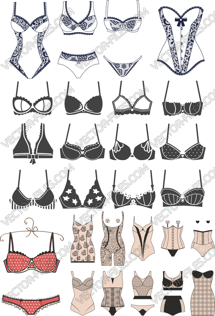 Lingerie SVG, Lingerie clipart, Lingerie svg file, Lingerie vector ...