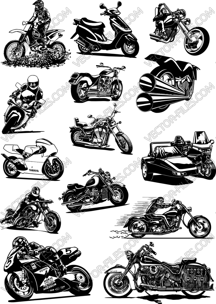 Motobike SVG, Motobike clipart, Motobike svg bundle, Motobike vector ...