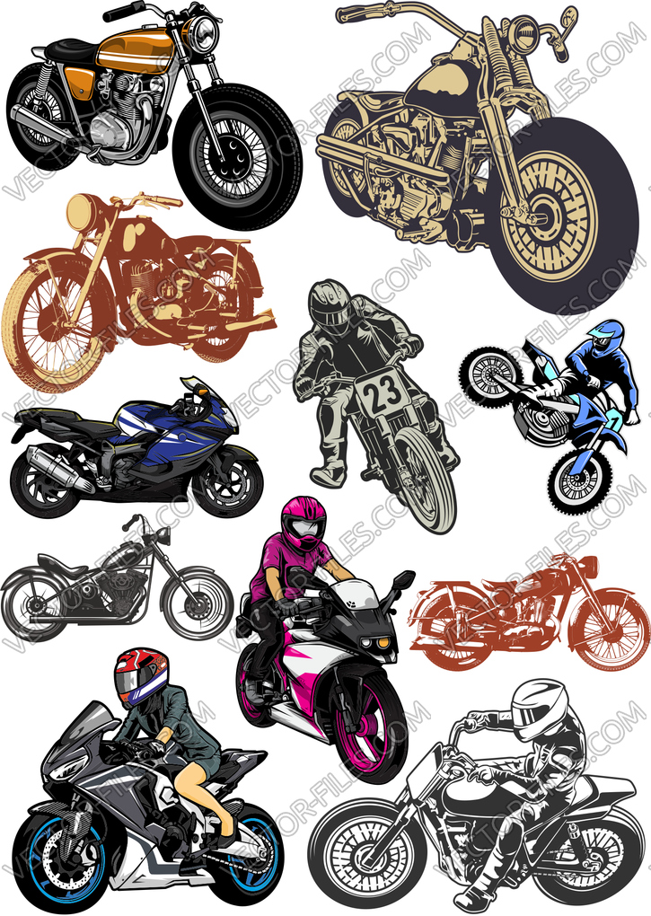 Motobike SVG, Motobike clipart, Motobike shirt svg, Motobike vector ...