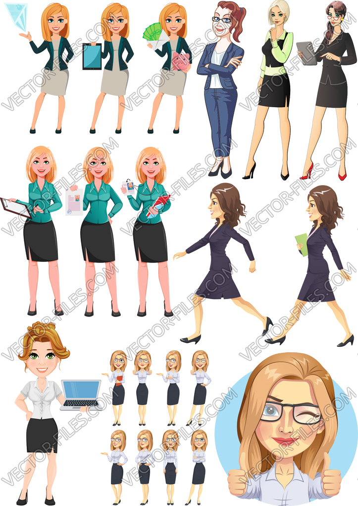 Office Girls SVG Office Clipart Office Svg Bundle Office Girls   7979 